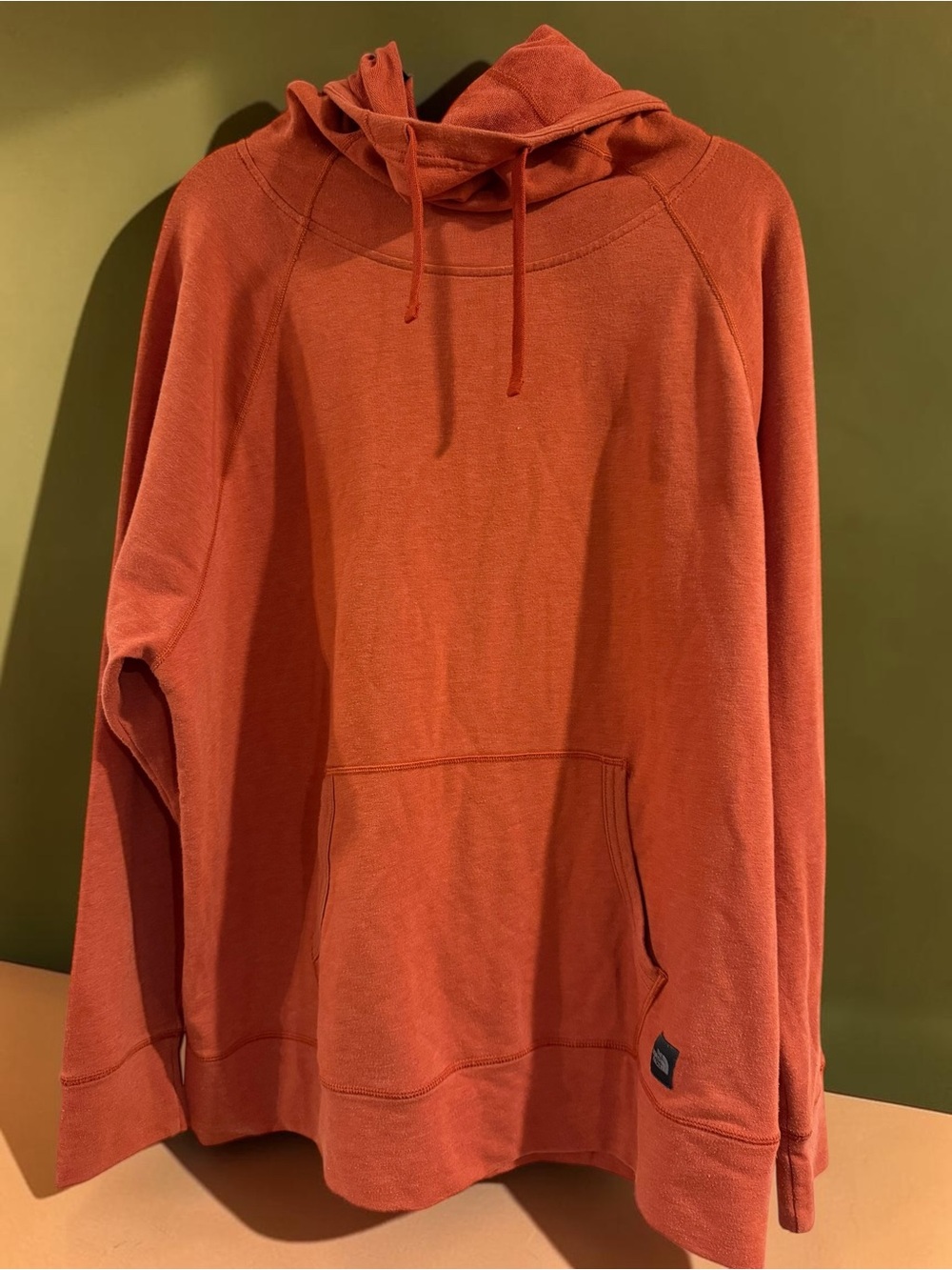 The North Face Womens Pullover Hoodie XL Rust Terracotta Basic